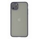 Newface iPhone 12 Pro Kılıf Montreal Silikon Kapak - Gri