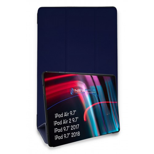 Newface iPad 5 Air 9.7 Kılıf Tablet Smart Kılıf - Lacivert