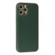Newface iPhone 12 Pro Max Kılıf Coco Karbon Silikon - Yeşil