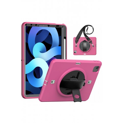 Newface iPad Pro 11 (2020) Kılıf Strap-C Otterbox Tablet Kapak - Pembe