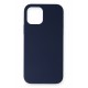 Newface iPhone 12 Mini Kılıf Magneticsafe Lansman Silikon Kapak - Lacivert