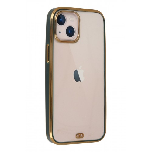 Newface iPhone 13 Kılıf Liva Silikon - Yeşil
