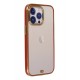 Newface iPhone 13 Pro Max Kılıf Liva Silikon - Kırmızı