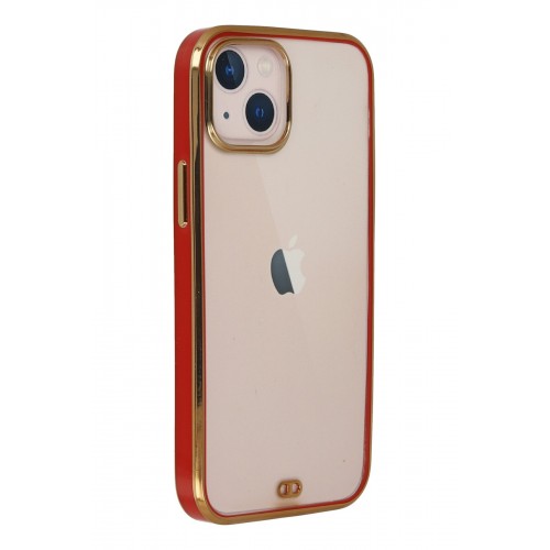 Newface iPhone 13 Kılıf Liva Silikon - Kırmızı