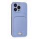 Newface iPhone 13 Pro Kılıf Kelvin Kartvizitli Silikon - Lila