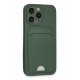 Newface iPhone 13 Pro Kılıf Kelvin Kartvizitli Silikon - Koyu Yeşil