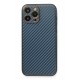 Newface iPhone 13 Pro Max Kılıf Coco Karbon Silikon - Mavi