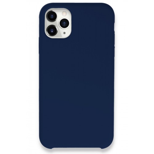 Newface iPhone 11 Pro Max Kılıf Lansman Legant Silikon - Lacivert