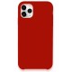 Newface iPhone 11 Pro Max Kılıf Lansman Legant Silikon - Kırmızı