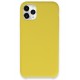 Newface iPhone 11 Pro Max Kılıf Lansman Legant Silikon - Sarı