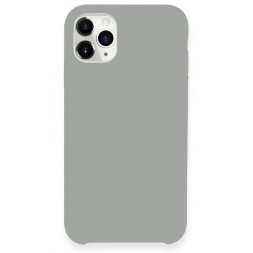 Newface iPhone 11 Pro Max Kılıf Lansman Legant Silikon - Gri