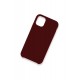 Newface iPhone 12 Kılıf Lansman Legant Silikon - Bordo