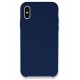 Newface iPhone XS Max Kılıf Lansman Legant Silikon - Lacivert