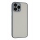 Newface iPhone 13 Pro Max Kılıf Montreal Silikon Kapak - Gri