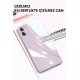 Newface iPhone 12 Pro Max Kılıf Glass Kapak - Turkuaz