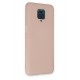 Newface Xiaomi Redmi Note 9S Kılıf Nano içi Kadife  Silikon - Pudra