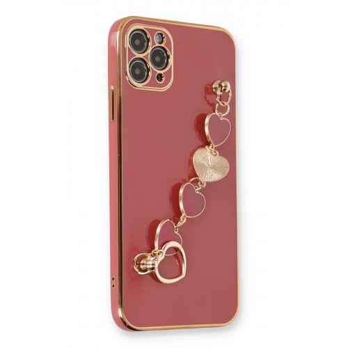 Newface iPhone 11 Pro Kılıf Esila Silikon - Kırmızı