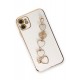 Newface iPhone 12 Kılıf Esila Silikon - Beyaz
