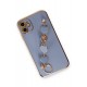 Newface iPhone 12 Kılıf Esila Silikon - Gri