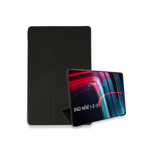 Newface iPad Mini 2 Kılıf Tablet Smart Kılıf - Siyah