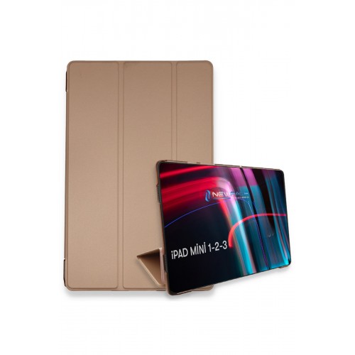 Newface iPad Mini 2 Kılıf Tablet Smart Kılıf - Rose Gold
