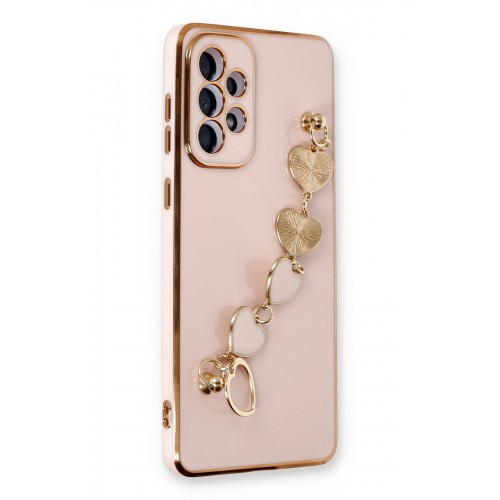 Newface Samsung Galaxy A33 5G Kılıf Esila Silikon - Pudra