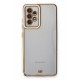 Newface Samsung Galaxy A73 5G Kılıf Liva Lens Silikon - Beyaz