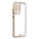 Newface Samsung Galaxy A73 5G Kılıf Liva Lens Silikon - Beyaz