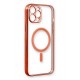 Newface iPhone 12 Pro Kılıf Magneticsafe Lazer Silikon - Kırmızı