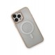 Newface iPhone 13 Pro Max Kılıf Room Magneticsafe Silikon - Pudra