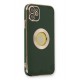 Newface iPhone 12 Kılıf Store Silikon - Yeşil