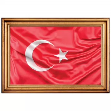 ATATÜRK VE TÜRK BAYRAĞI TABLO - POSTERLER ATATÜRK VE TÜRK BAYRAĞI TABLO - POSTERLER